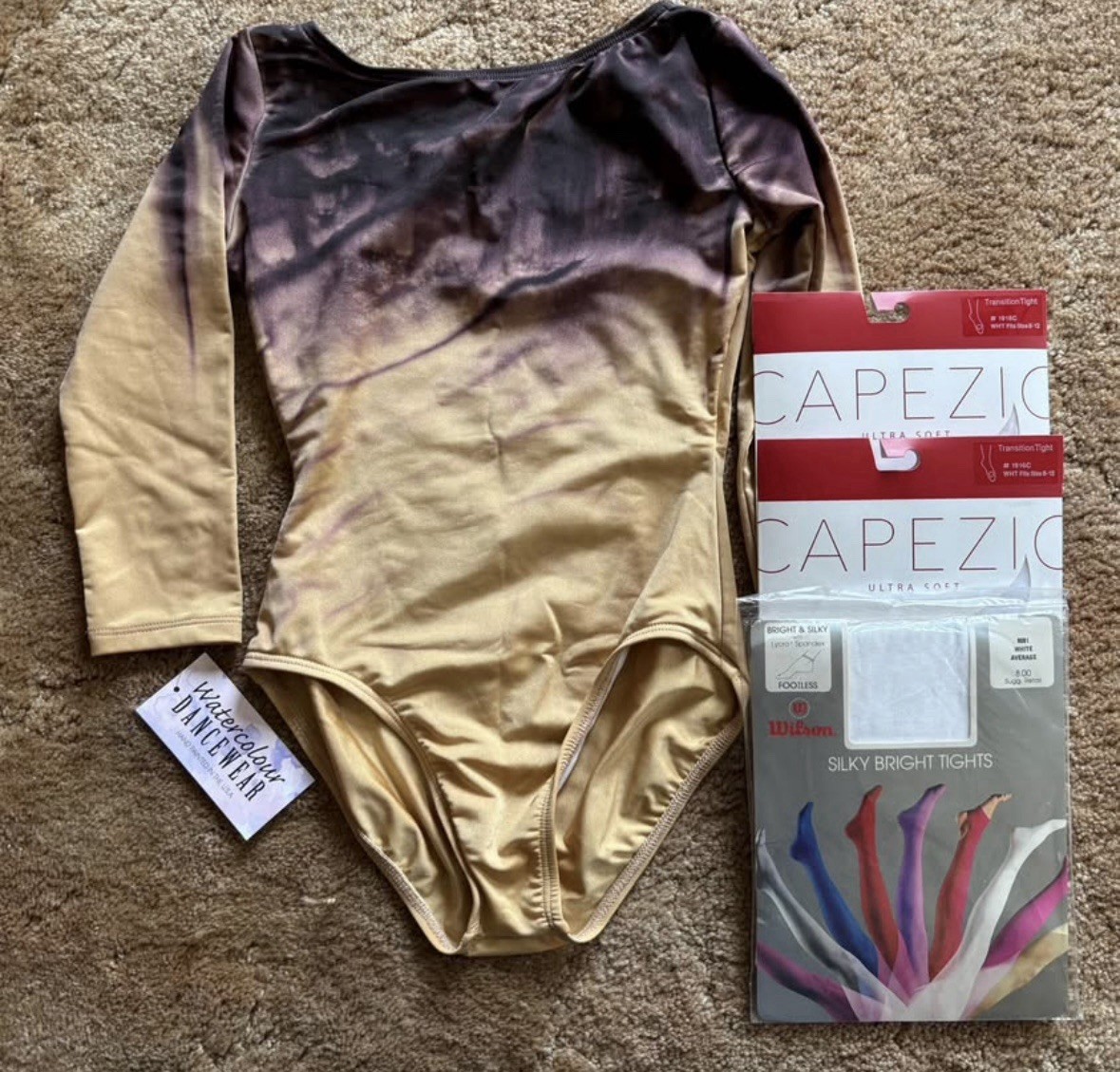 Petite Leotard And Three Sets Of Tights