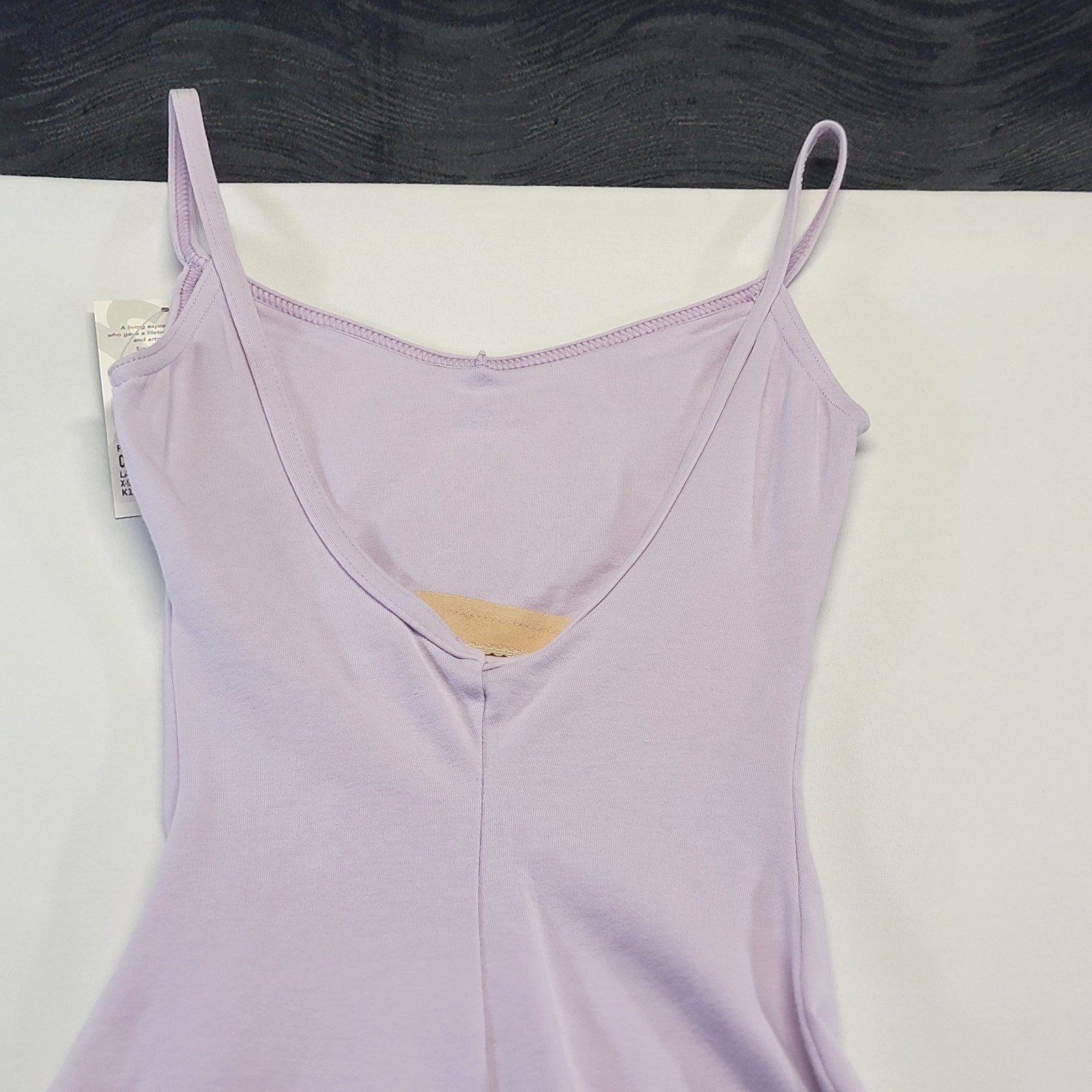 Capezio Princess Camisole Lavender V-front Scoop Back Neckline SZ-XSA