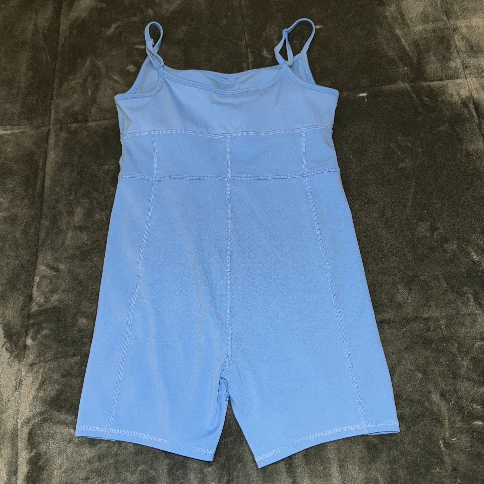 SO Sporty Unitard Women’s Medium Blue Athletic Bodysuit Comfortable Stretchy