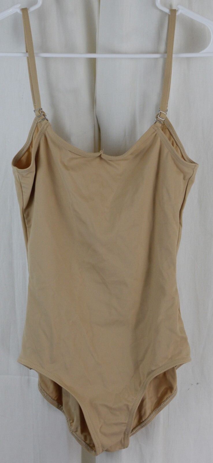 Capezio Women’s Camisole Leotard With Adjustable Straps Nude Size Medium