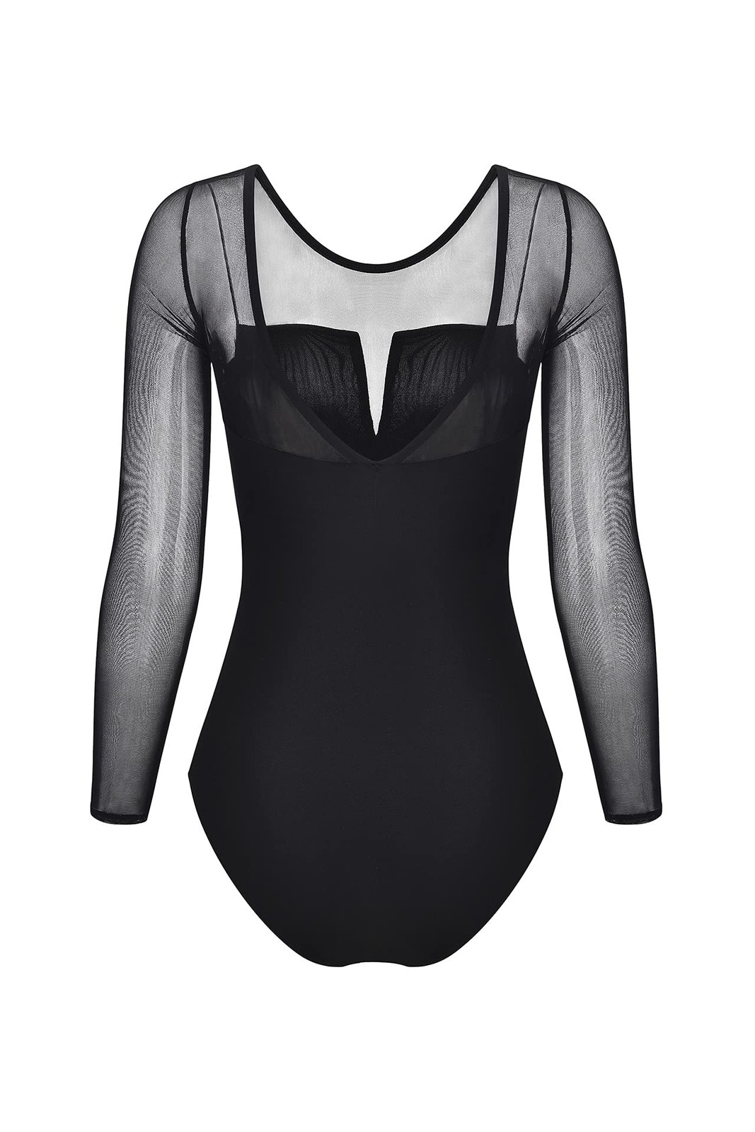 Leotards For Women Dance – Long Mesh Sleeved Sweetheart Dance Leotard for Women