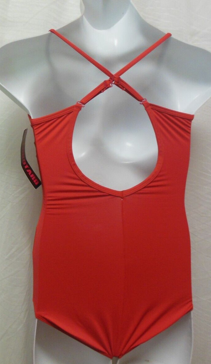 Eurotard 44819 in red Ladies large adjustable strap camisole