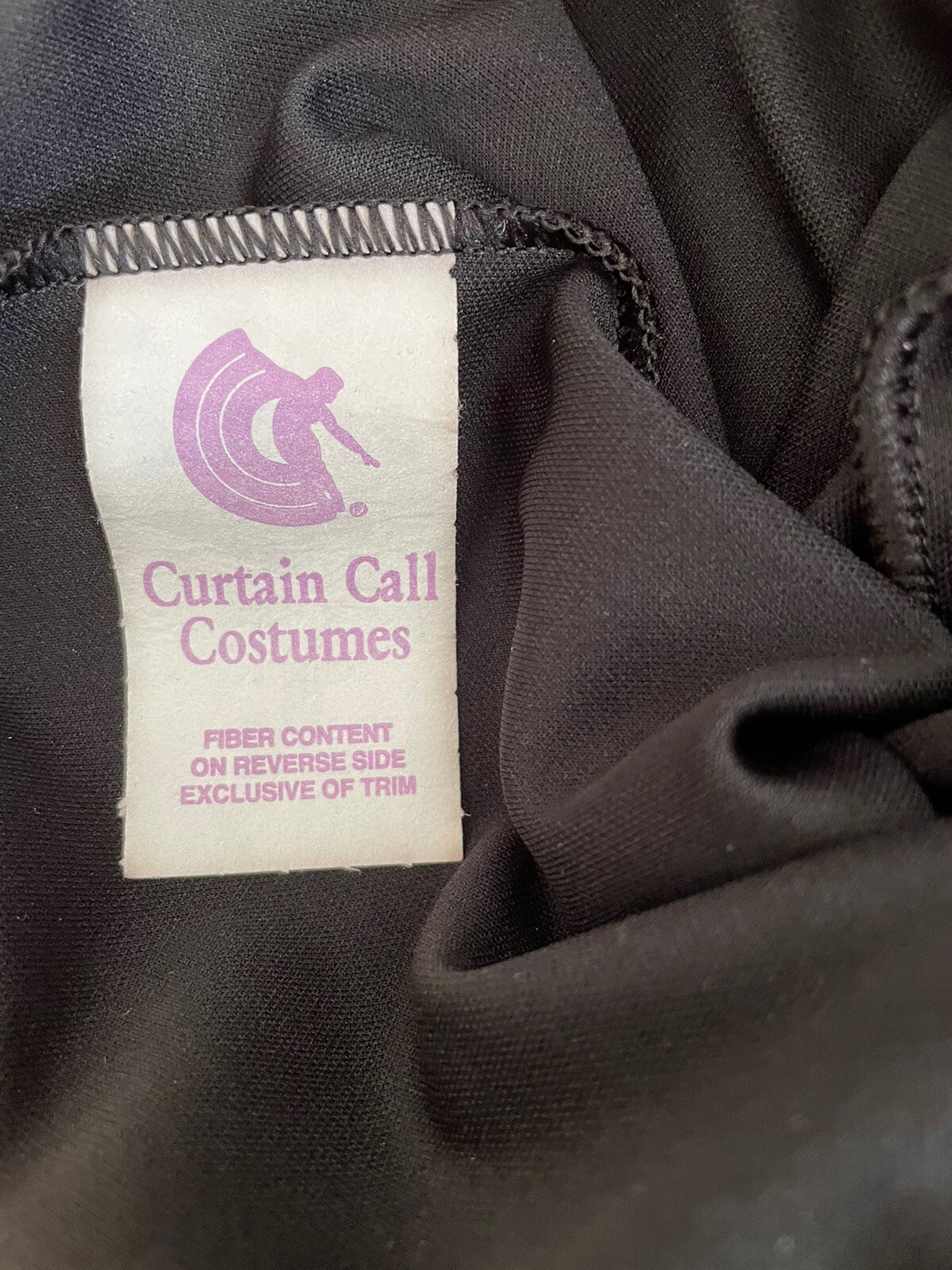 VTG Curtain Call Costumes Child-XL Leopard Hot Pink & Black Unitard Performance