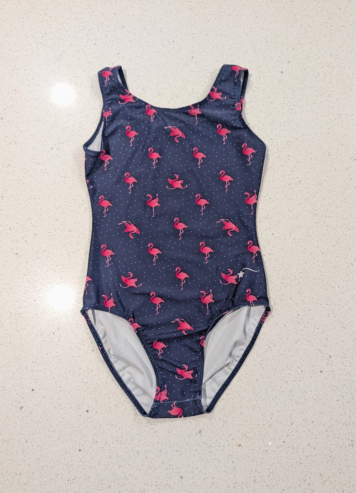 CUTE Destira AXS JR X Small Gymnastics Dance Leotard ULTRA SOFT Pink FLAMINGO