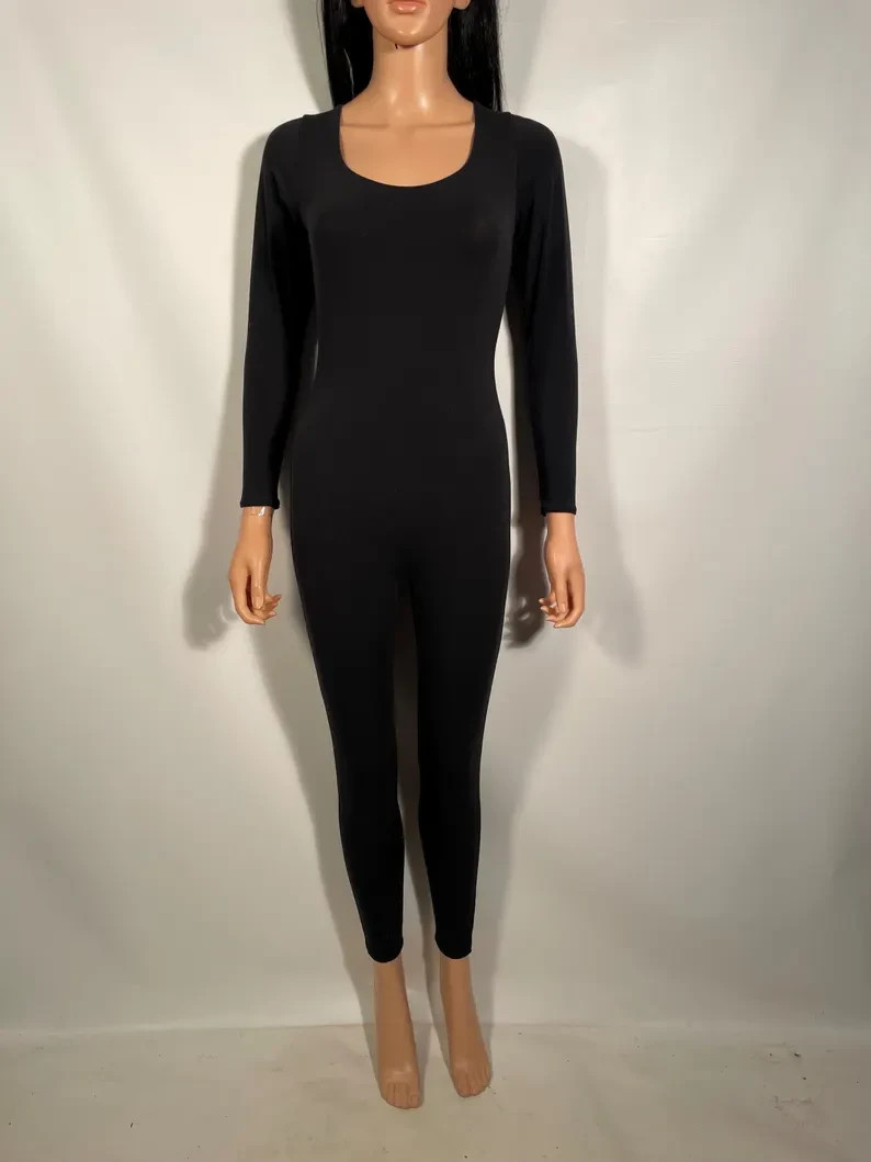 Vintage 80’s/90s Black Unitard Size XS/S