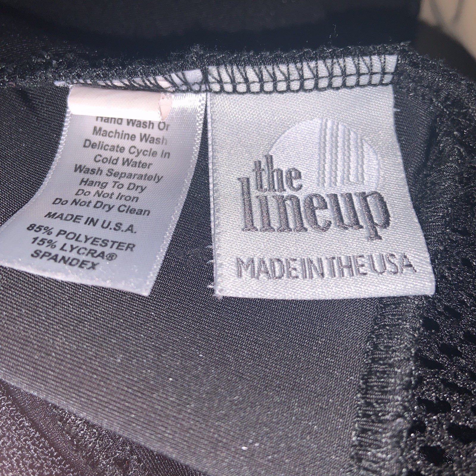 University Iowa Dance Black Velvet Rhinestones Netting The Lineup Large