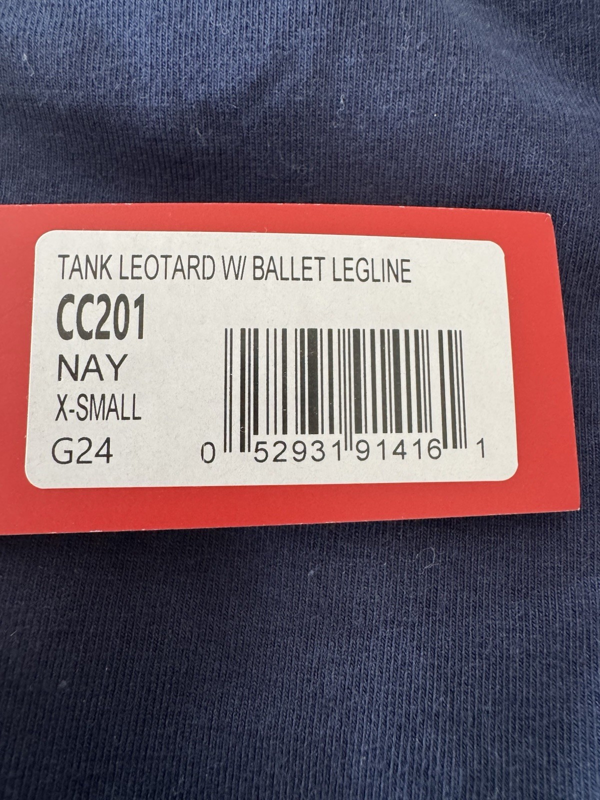 Capezio Women’s High-Neck Tank Leotard navy blue size Xsmall