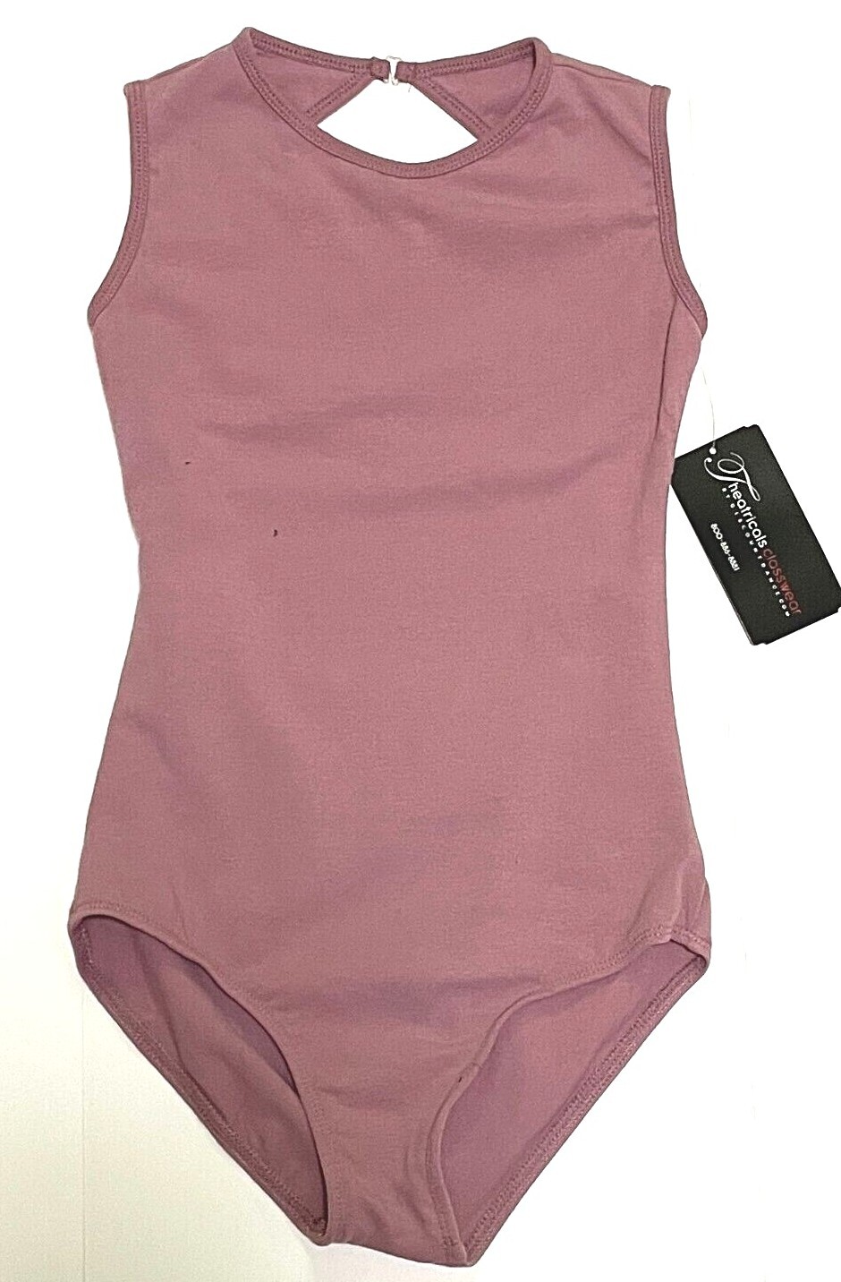 Theatricals Dancewear Leotard Bodysuit Bra Open Back TH5558 MauveNew Women
