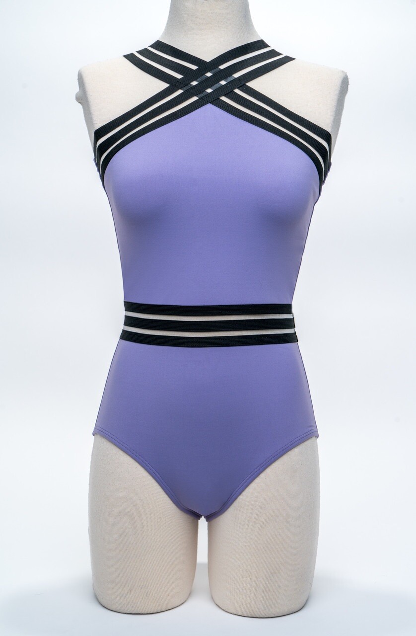 NEW Sadie Jane Tainted Love Dance Leotard Lavender Purple Ladies/Adult L