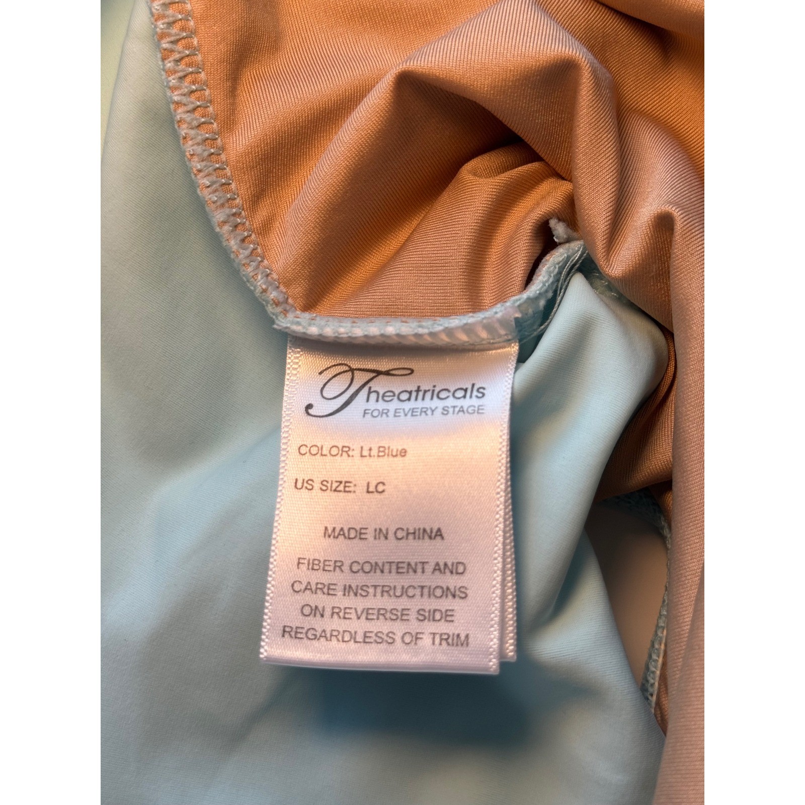 Theatricals Light Blue Camisole Dance Leotard Adjustable Straps TH5100C LC