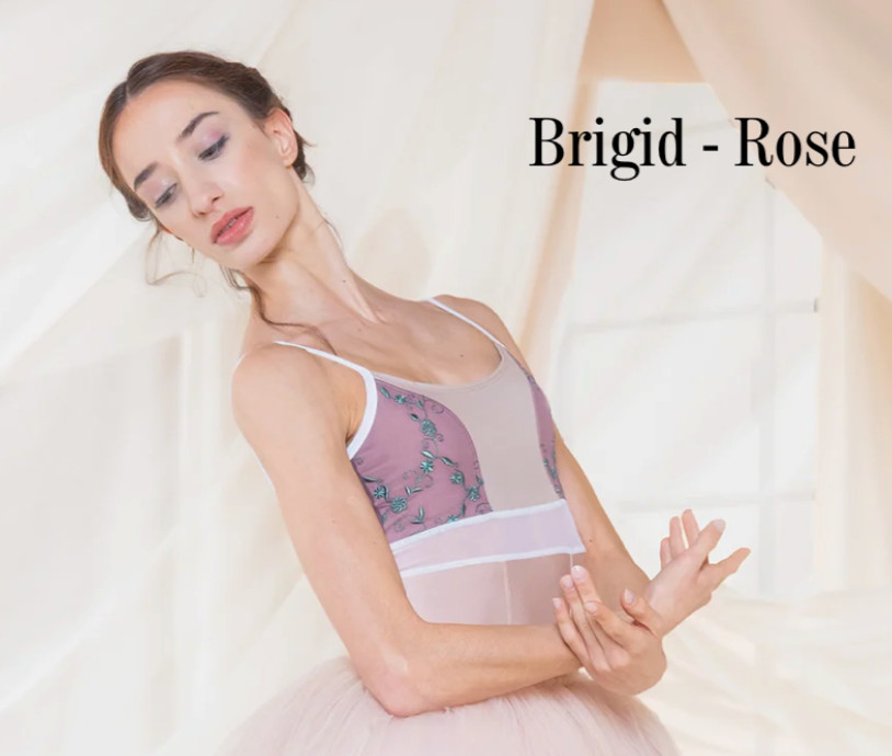 DellaLo Milano Leotard – Brigid Rose – Small – NWT