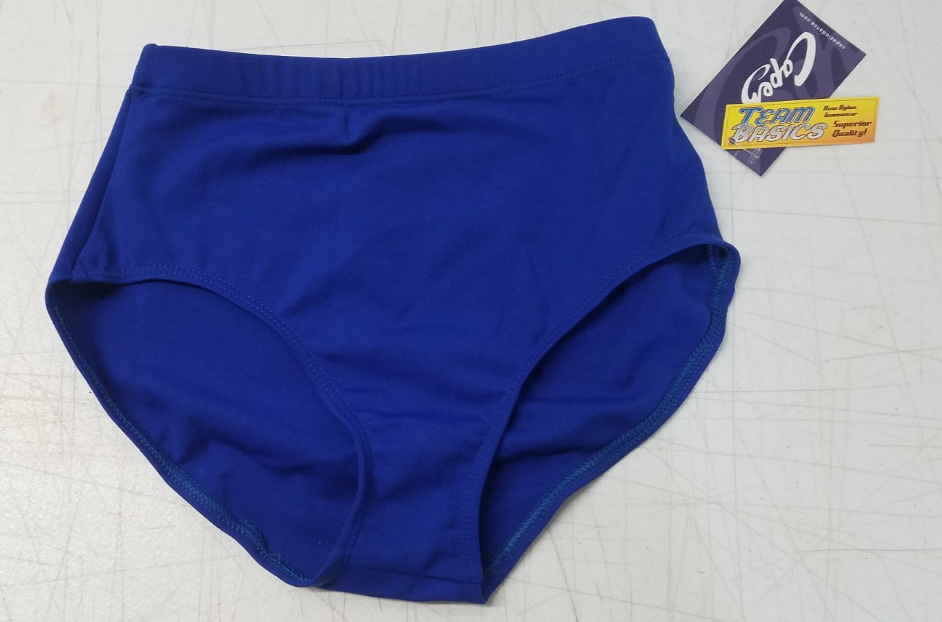 Capezio Dance Gymnastics Briefs Style TB111 Adult Small Blue Nylon Blend 5137