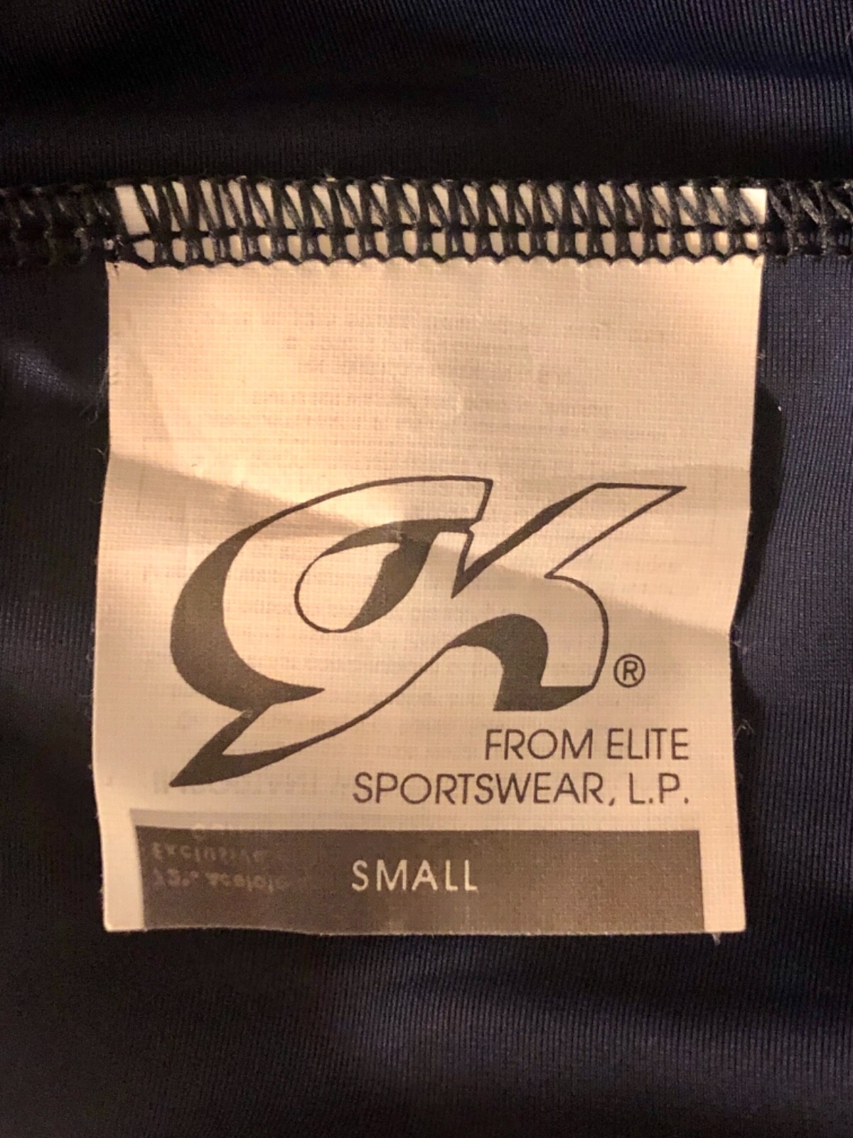 GK DANCE BIKETARD ADULT SMALL CRUSH VELVET PAINTBALL PRINT NAVY T-BACK TANK AS