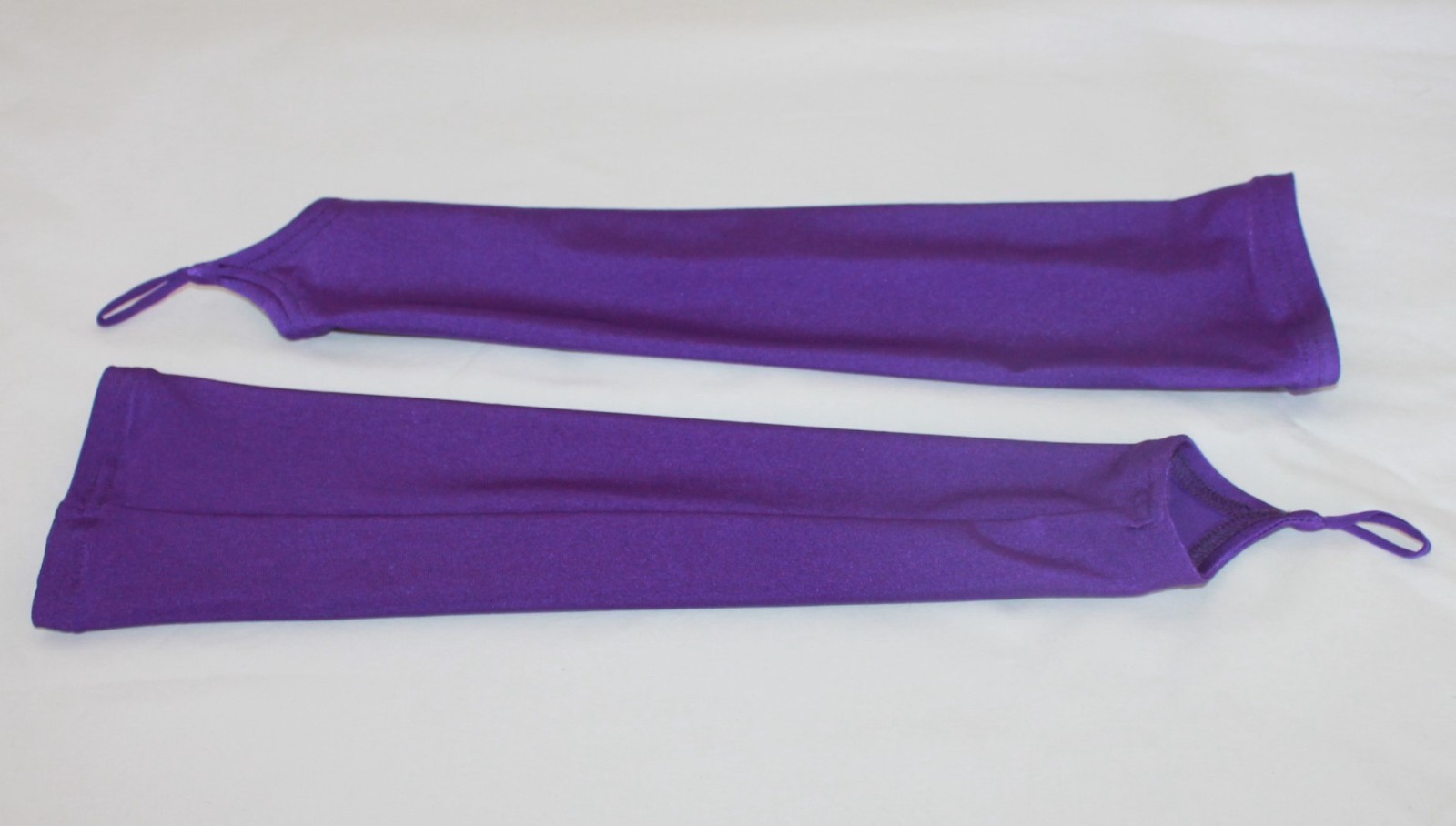 Women Thong One-piece Leotard 210-07 „Web“ and Mitts Purple Spandex Size L