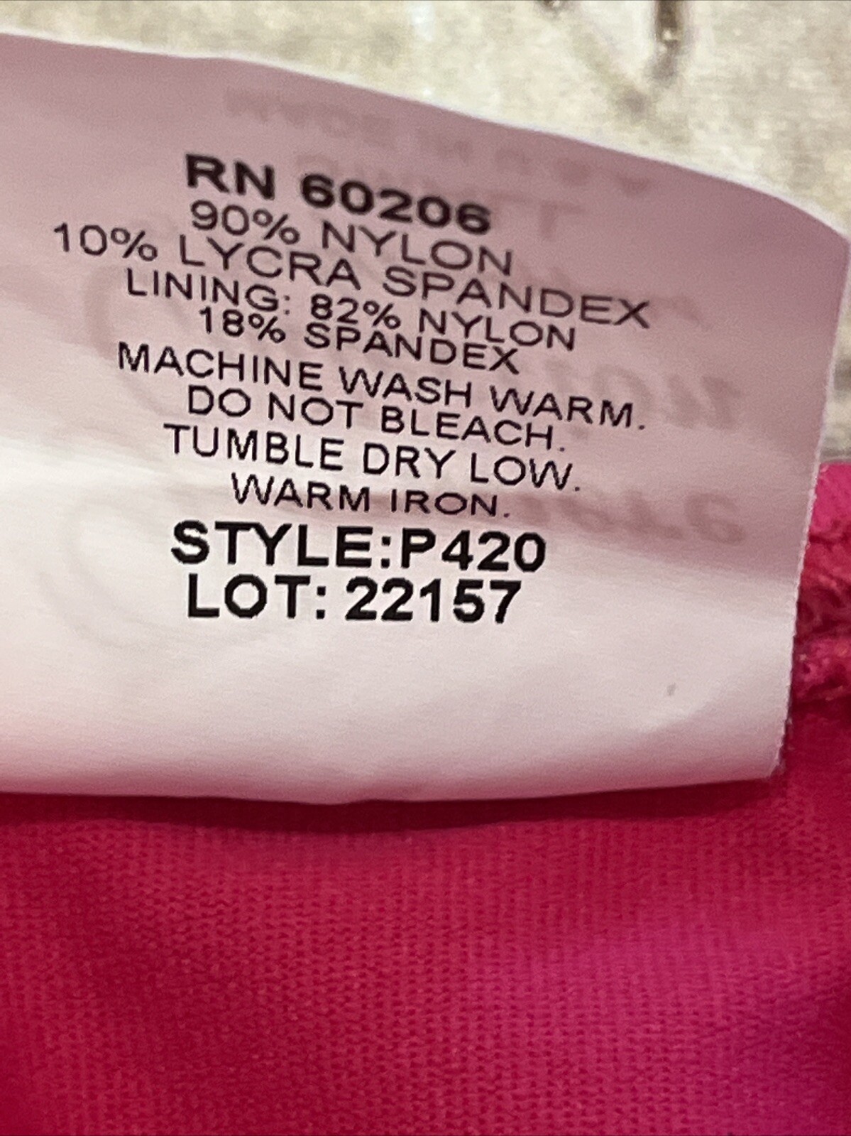NWT Premiere Collection By Body Wrappers Adult S Fuchsia Leotard