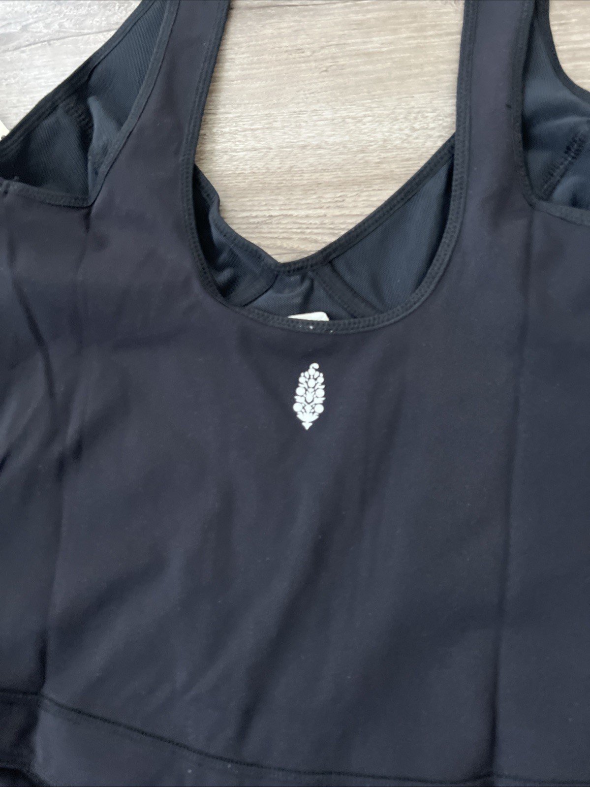 Free People Heart of Gold Leotard Black Womens Small New