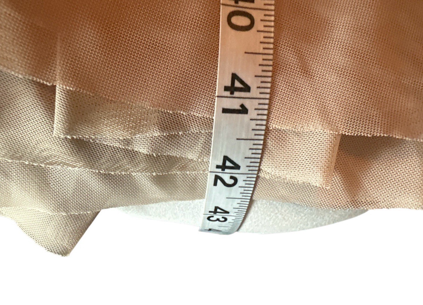 WEISSMAN Balera ~Size LC~ Dance Lyrical Tan Beige One Shoulder Tied Neck D13079