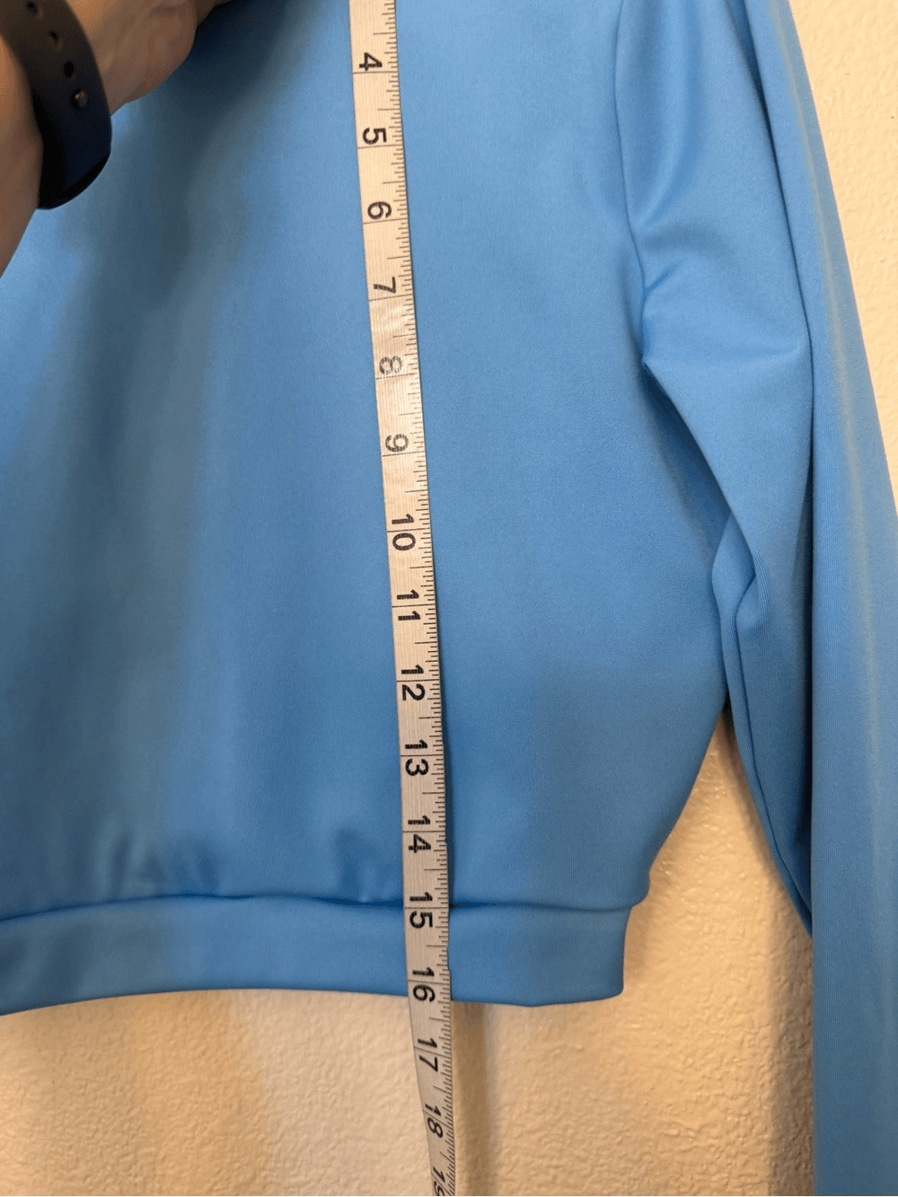 Kelle dance lyrical contemporary costume blue 2 piece open back XLA adult