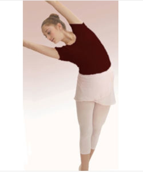 Capezio 9908 Women’s Size Small (4-6) Burgundy Short Sleeve Leotard