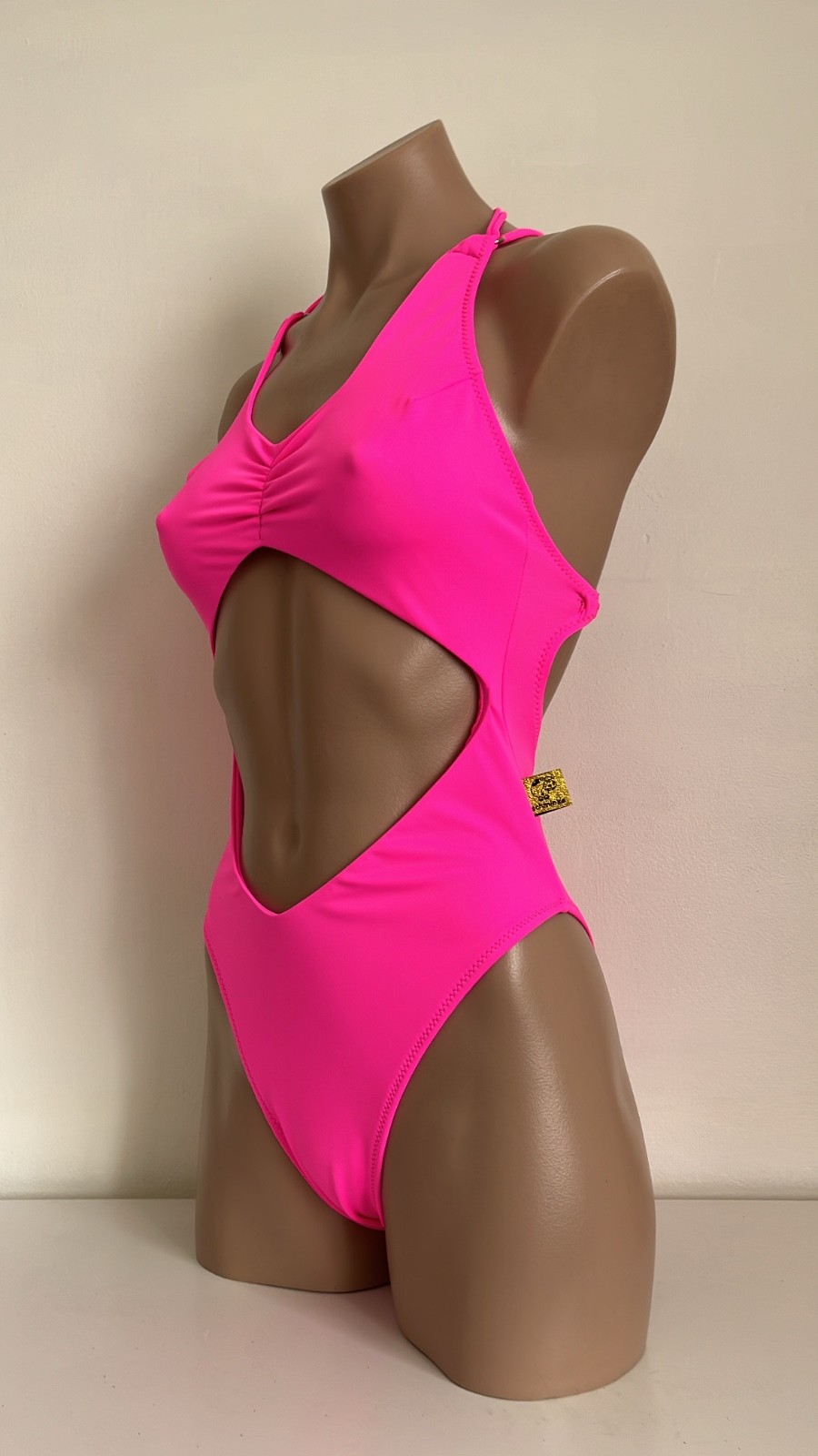 Schminke👙 monokini pole-wear matte Spandex leotard bodysuit pole wear one-piece