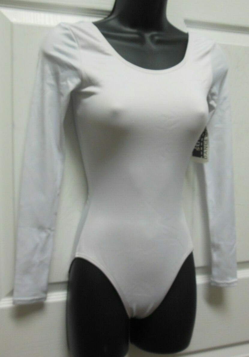 Dance LONG SLEEVE LEOTARD Front Lined 4 Color Choices over 200 available
