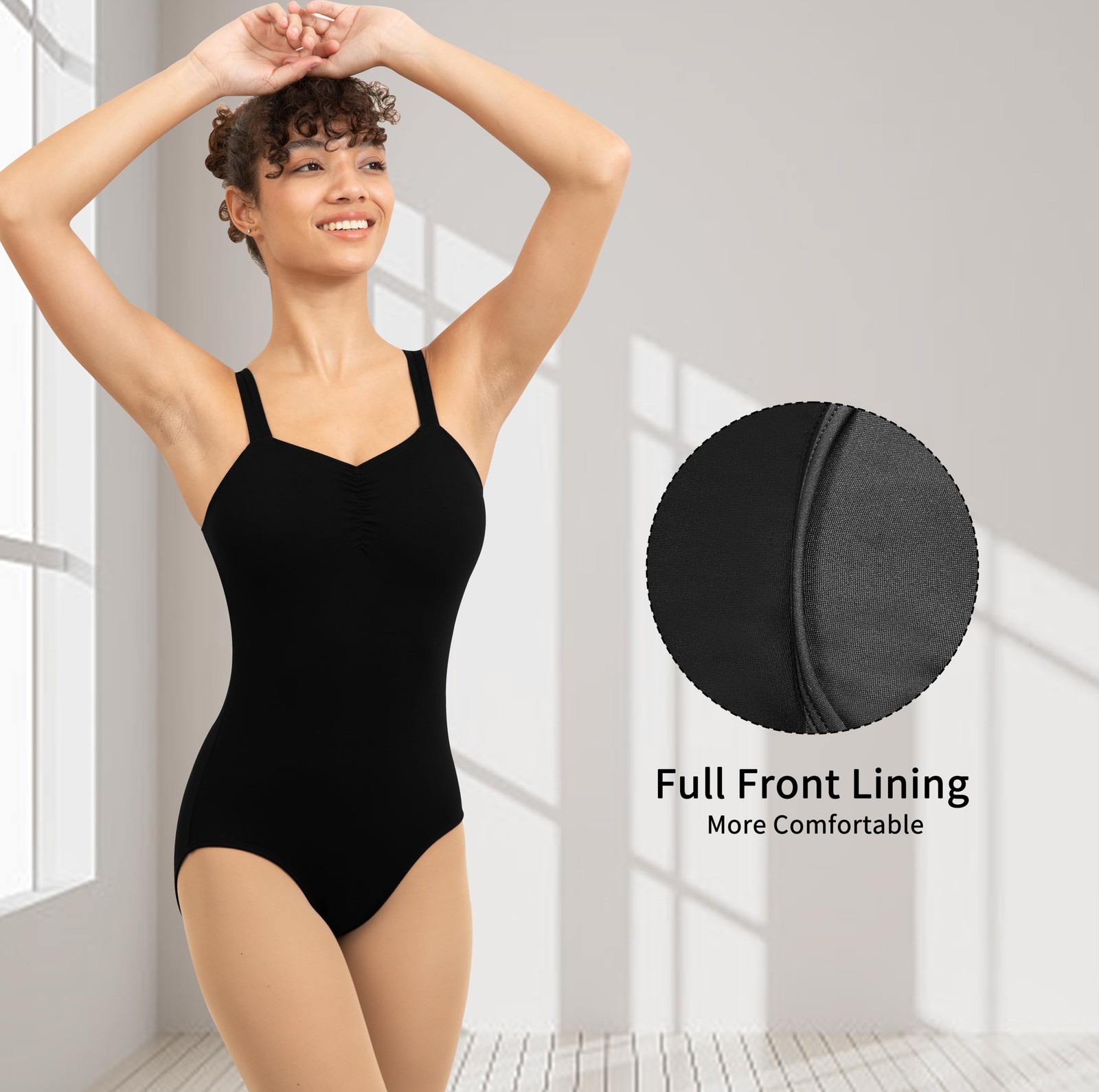 Women’s Mesh Tank Dance Leotard for Ballet Breathable Design for Sports Wear
