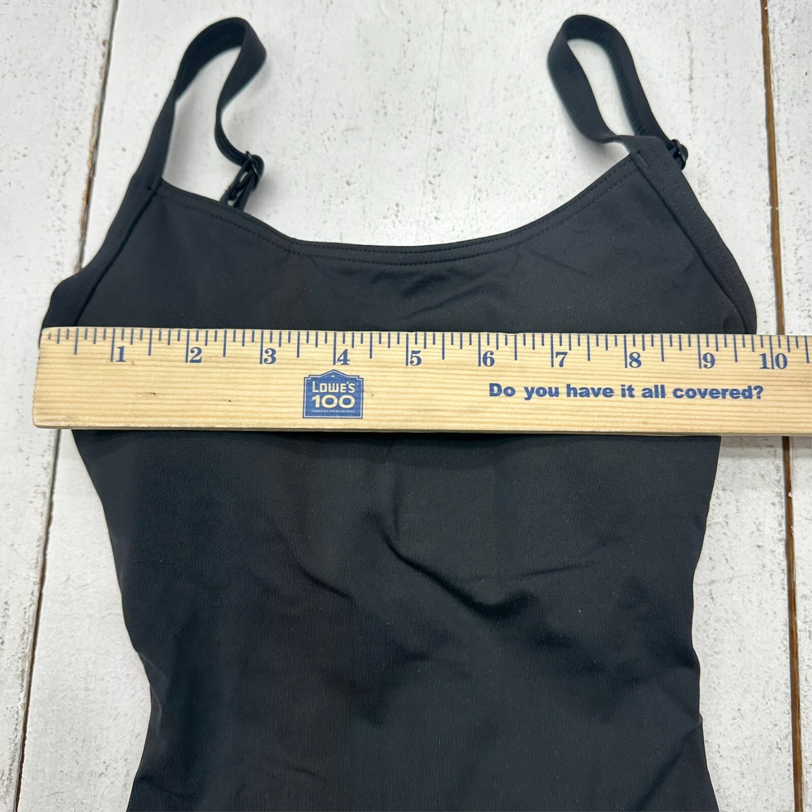 Capezio Black One Piece Spaghetti Strap Cami Bratek Leotard Women’s Size XS New