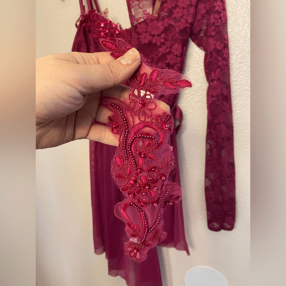 WEISSMAN Dance Costume hot pink lace lyrical WHERE’S MY LOVE 12365 SA-adult