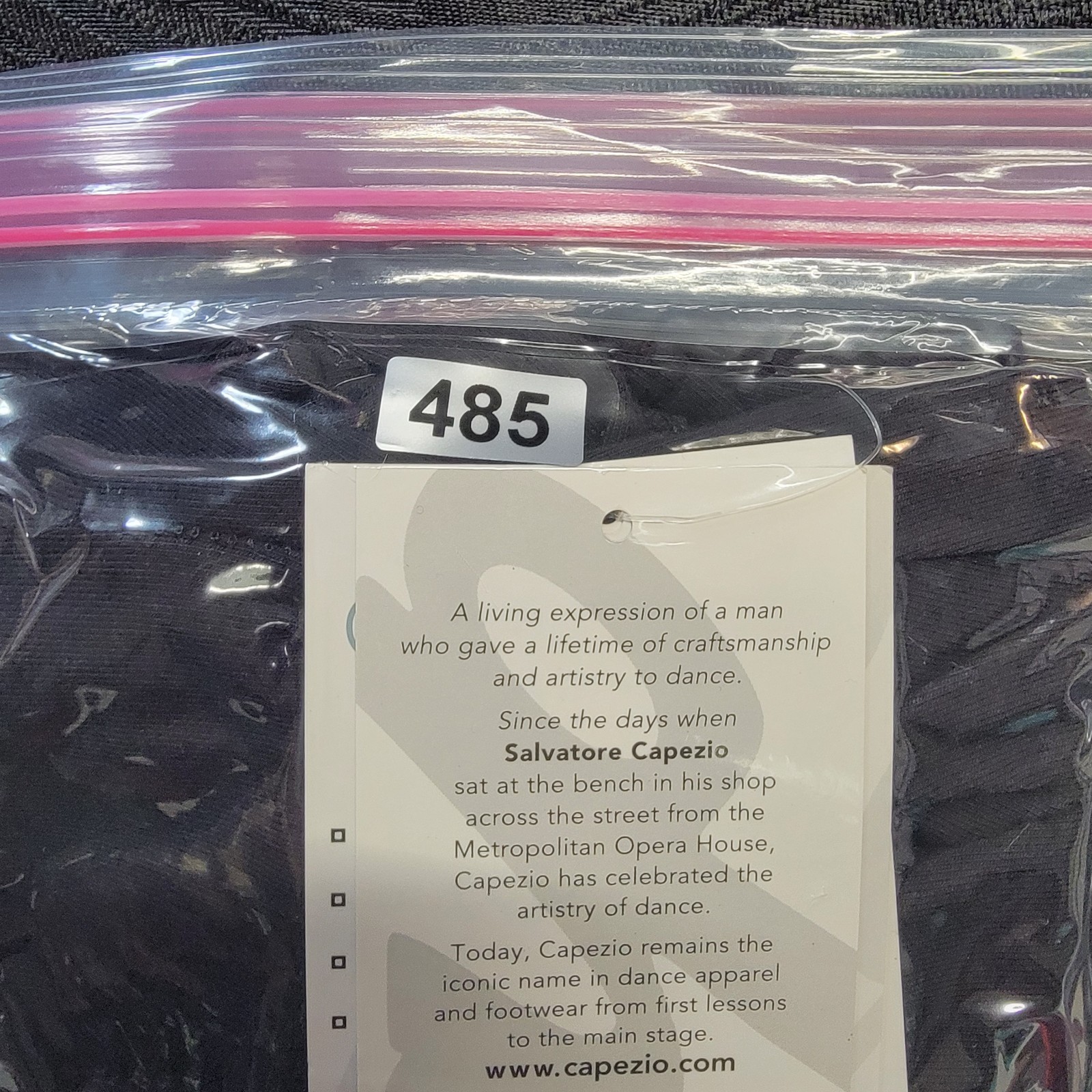 Capezio Camisole Leotard BraTek Black Scoop Front Neckline Straight Back SZ XL-A