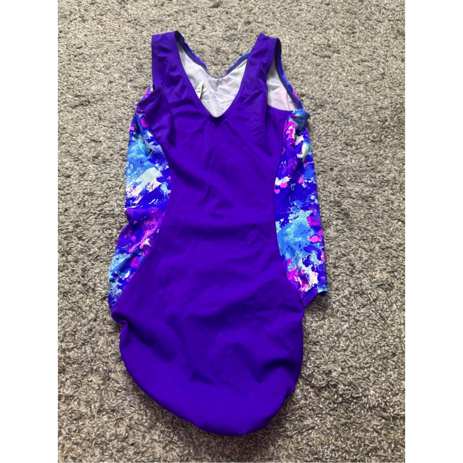 GK Elite Gymnastics Leotard Berry Blast Purple Adult Small