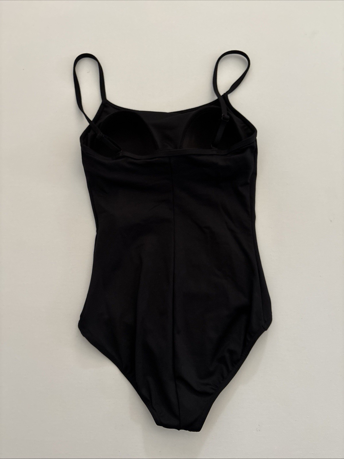 Capezio Women’s Size Small Camisole Leotard with Bratek – Black – NWOT