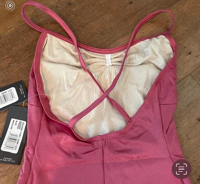 NWT Capezio Harmonie #HW200 Mauve Ballet Dance Camisole Leotards Adult M & Lg