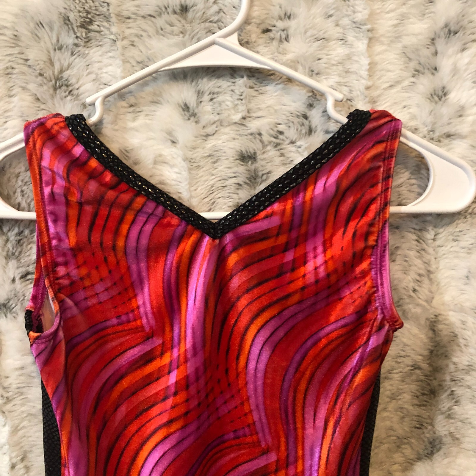 GK DANCE LADIES RAINBOW VELVET JAZZ BALLET LEOTARD Size A/M