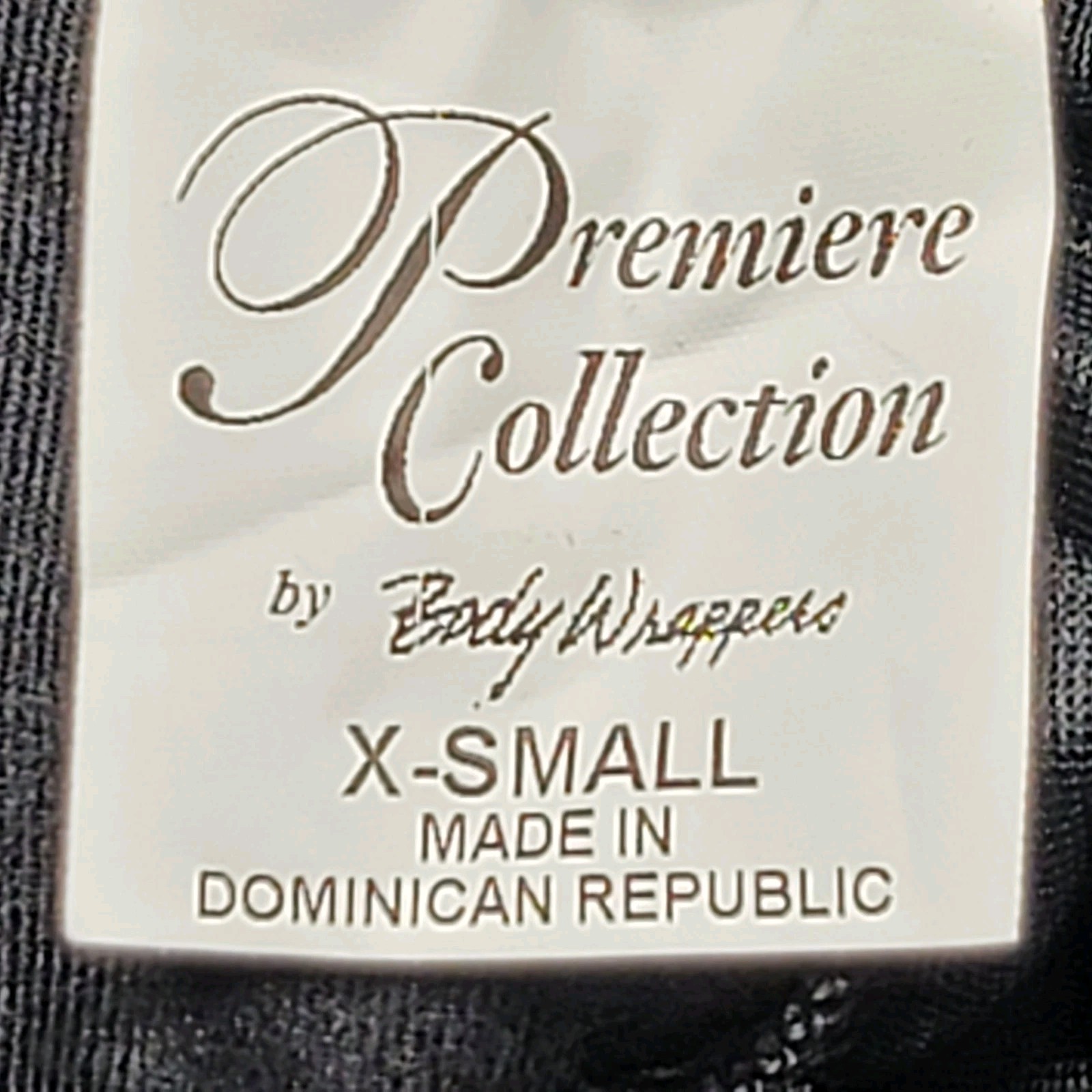 Body Wrappers Premiere Camisole Leotard Black Pinch Front Open Back SZ XS