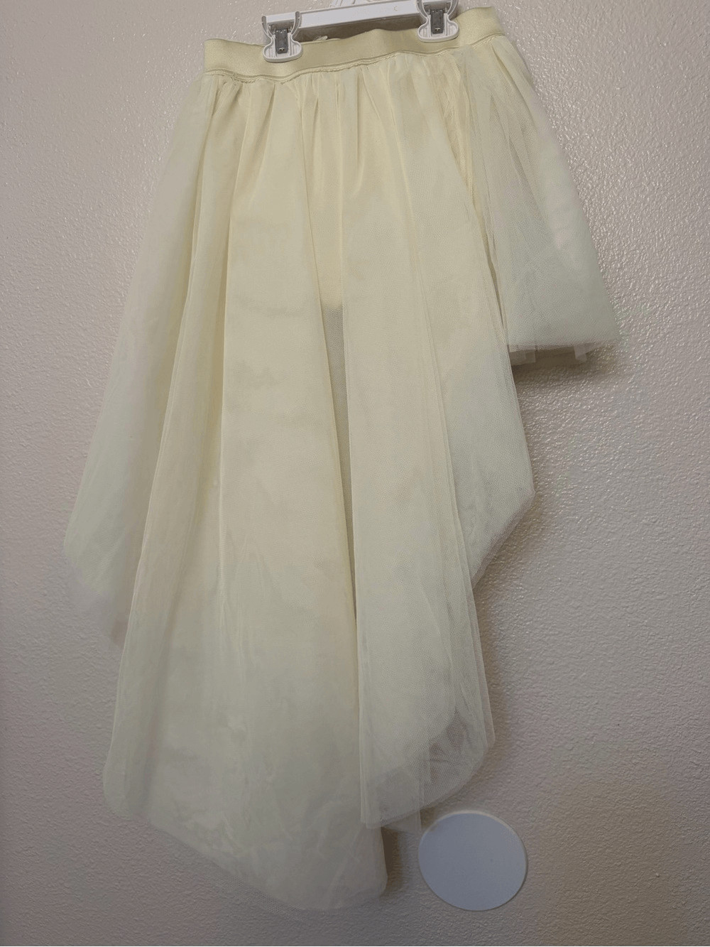 Weissman dance costume 2 piece 15434 I Know lyrical ivory tulle skirt SA adult