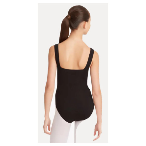 Dance NEW Adult Capezio Leotard Black CC202 Cotton Princess Seam Tank