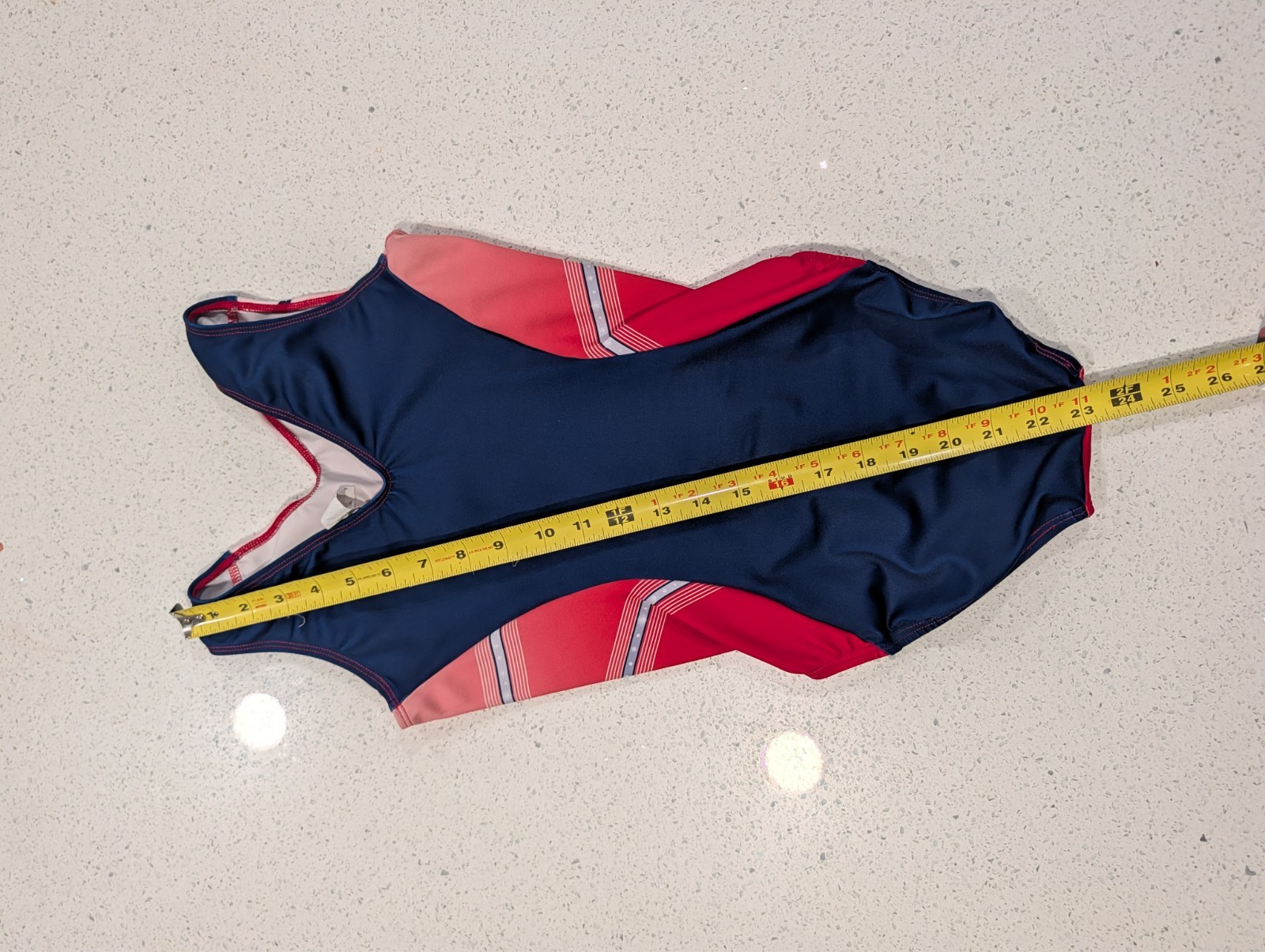 PATRIOTIC GK ELITE Gymnastics Dance Leotard Extra Small Red White Blue Ombre