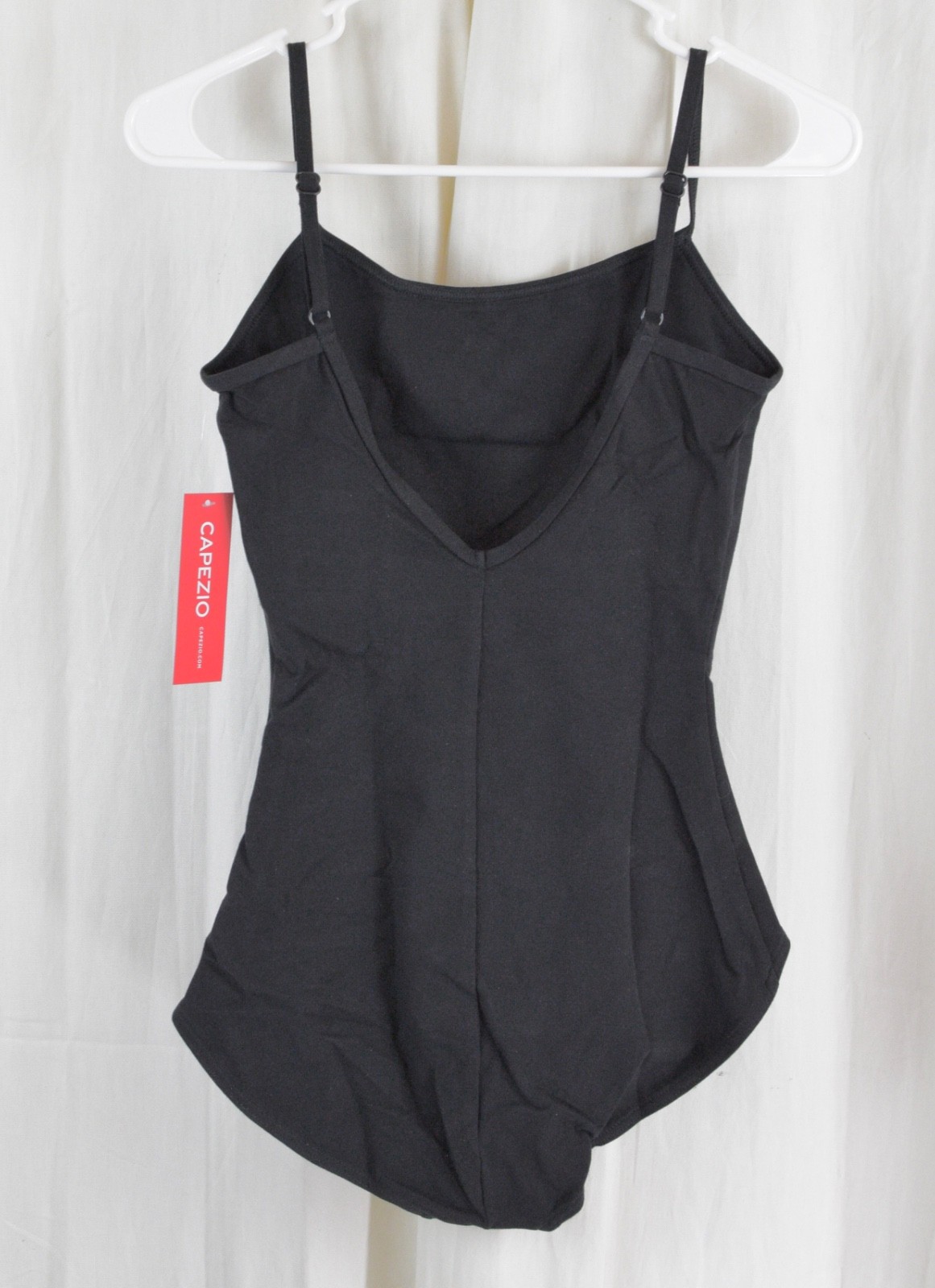 Capezio Womens Camisole Leotard Adjustable Straps Black Size Large