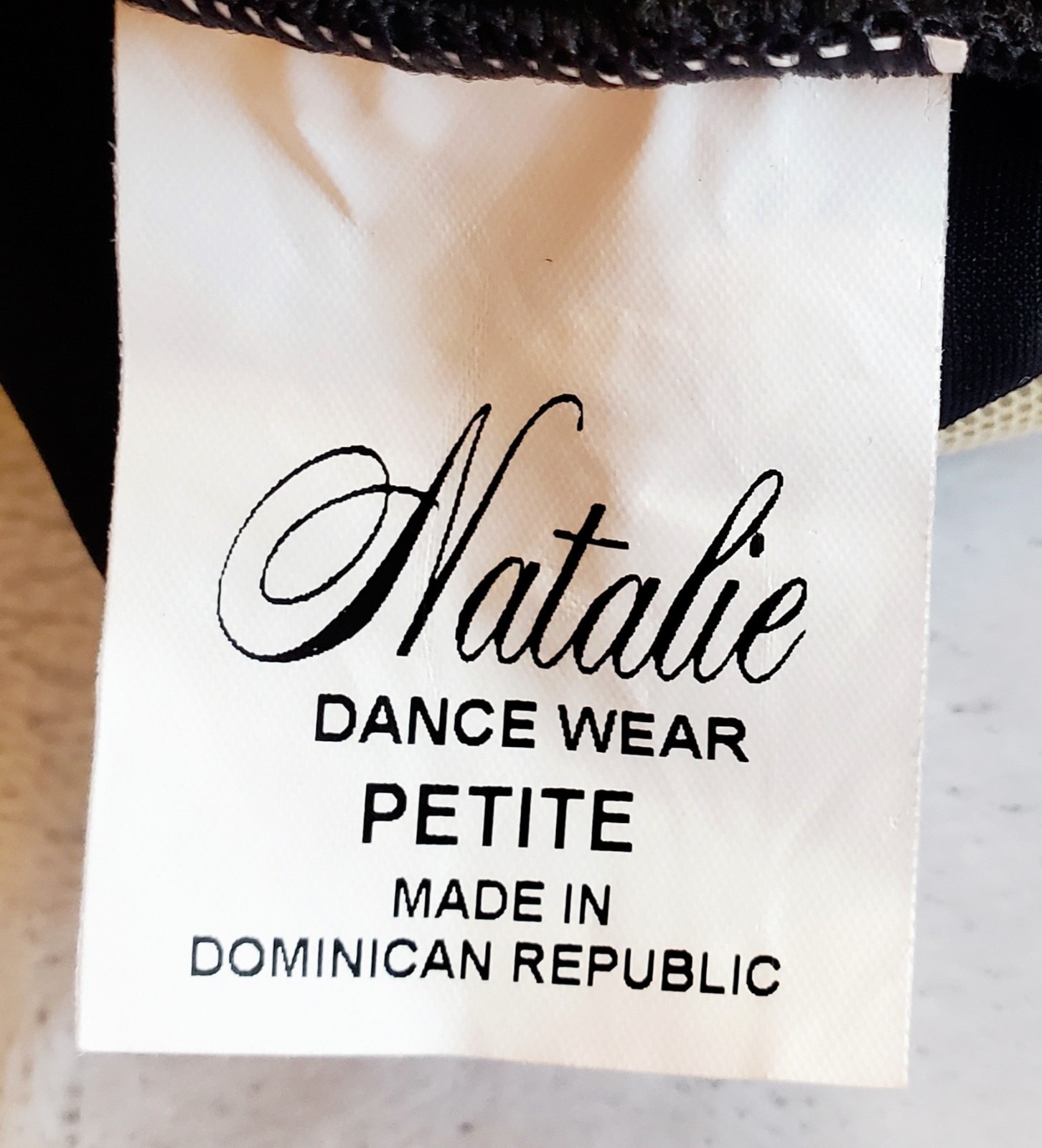 Natalie Dance Ballet Leotard Adult Petite Small AS Gymnastics Aerialist Costume