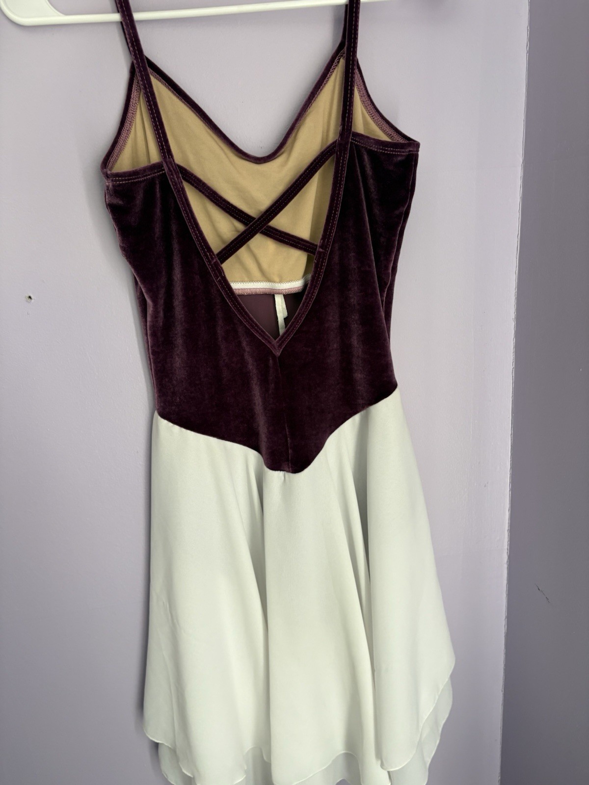 Natalie Dance Wear Ballet Dress Women’s Size Medium purple and white