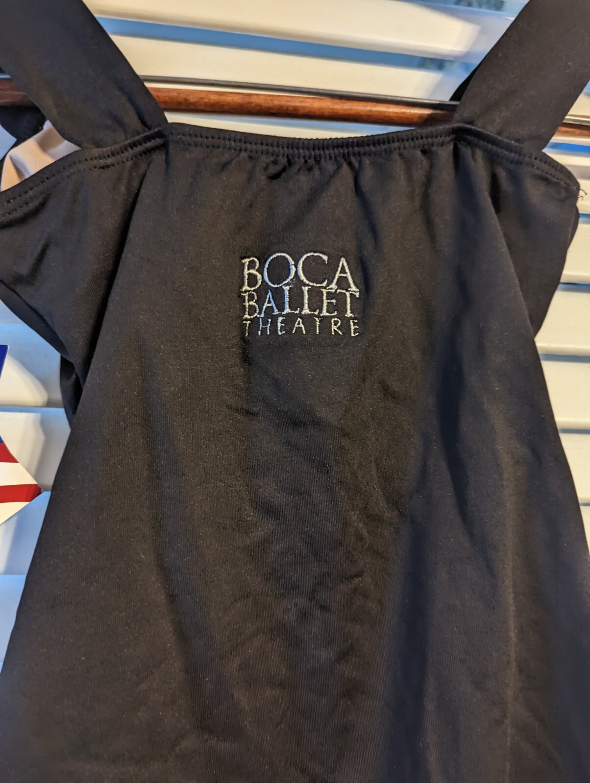 Nwt Motionwear Large Black Leotard 2643 Boca Ballet Theater New