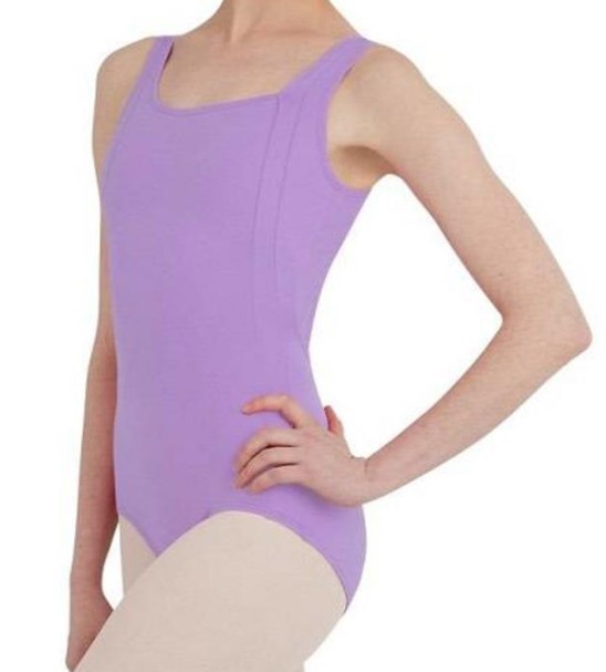 NWT Capezio #TB202W Bright Lavender Purple XL Adult Ballet Dance Leotard