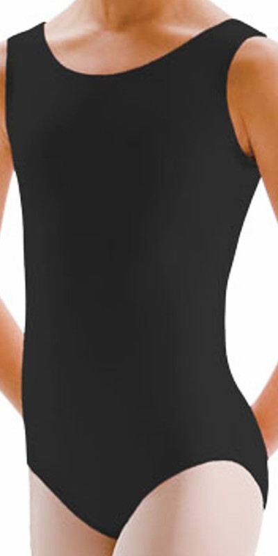 NEW w tags black dri-line tank ballet dance leotard 6X – 7, 8 – 10