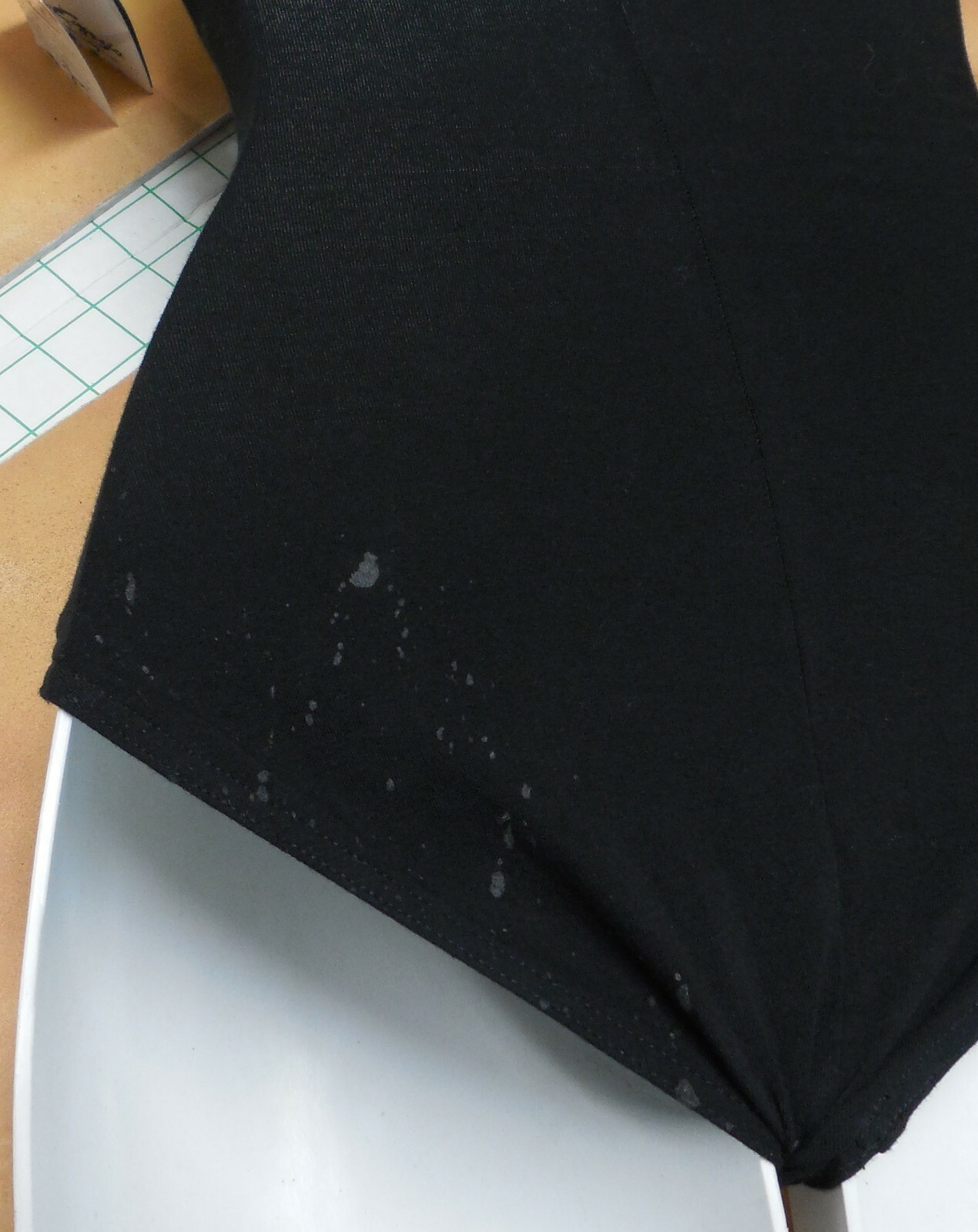 Capezio Black Camisole Leotard ladies Sze Cotton spandex w/ Bratek NWT/Defect