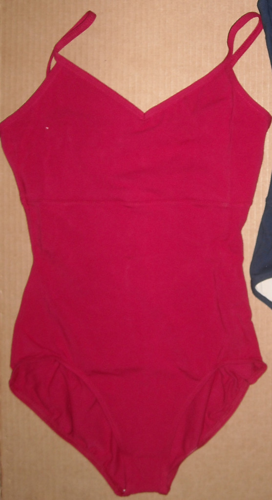 CAPEZIO TRIANGLE BACK LEOTARD CAMISOLE 9963 Lt Blue Navy Garnet Ladies sz