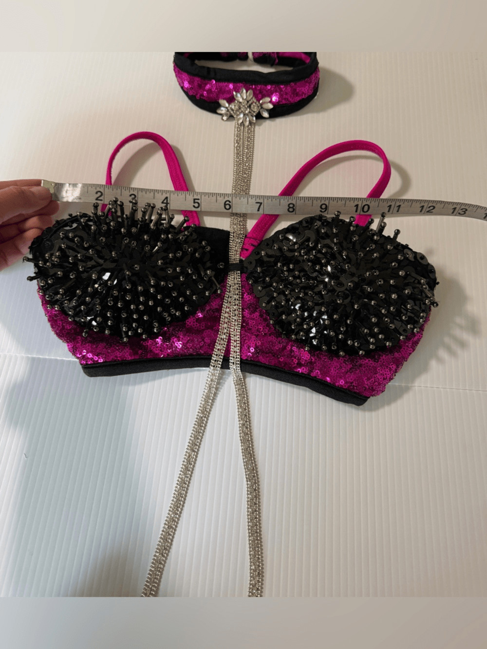 Glamour custom solo sassy sexy dance costume 2 piece contemporary jazz LC child