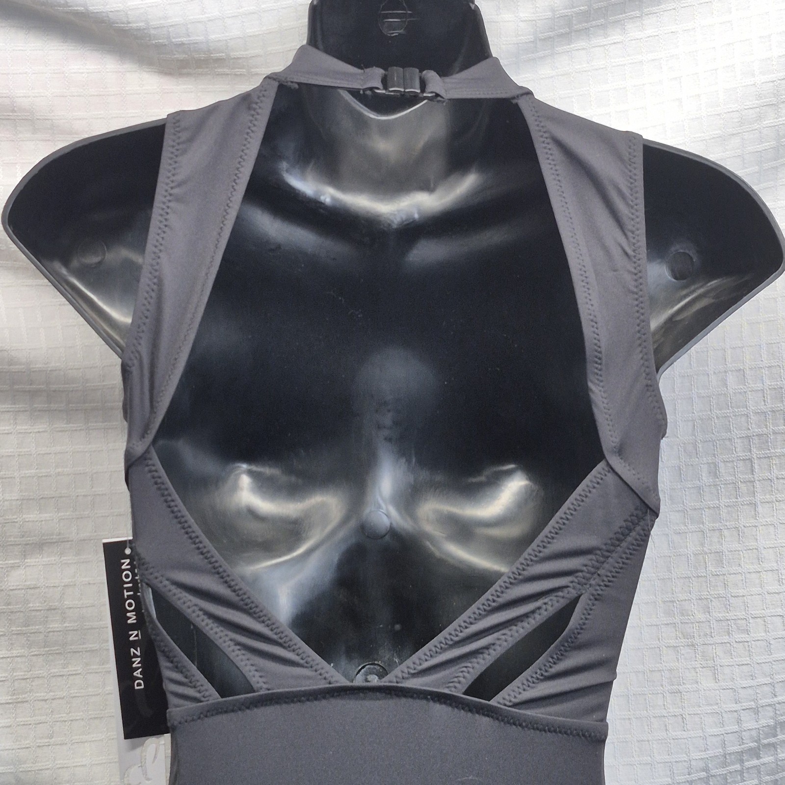 Womens Leotard New Adult Size P Dance Ballet Gymnastics Jazz Black Danshuz