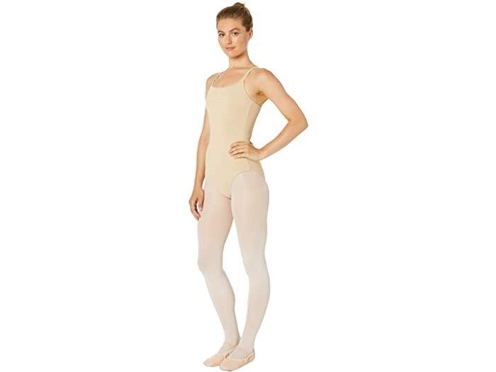 Bloch 257386 Women Nylon Adjustable Strap Leotard Nude Size Large