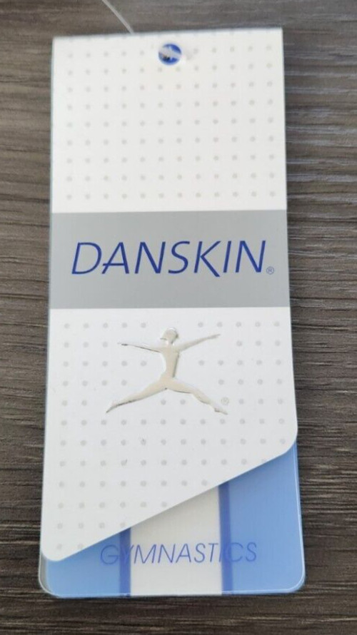 Danskin Gymnastic Women’s Size Petite XS (0-2) Purple Spiral LS Leotard NWT