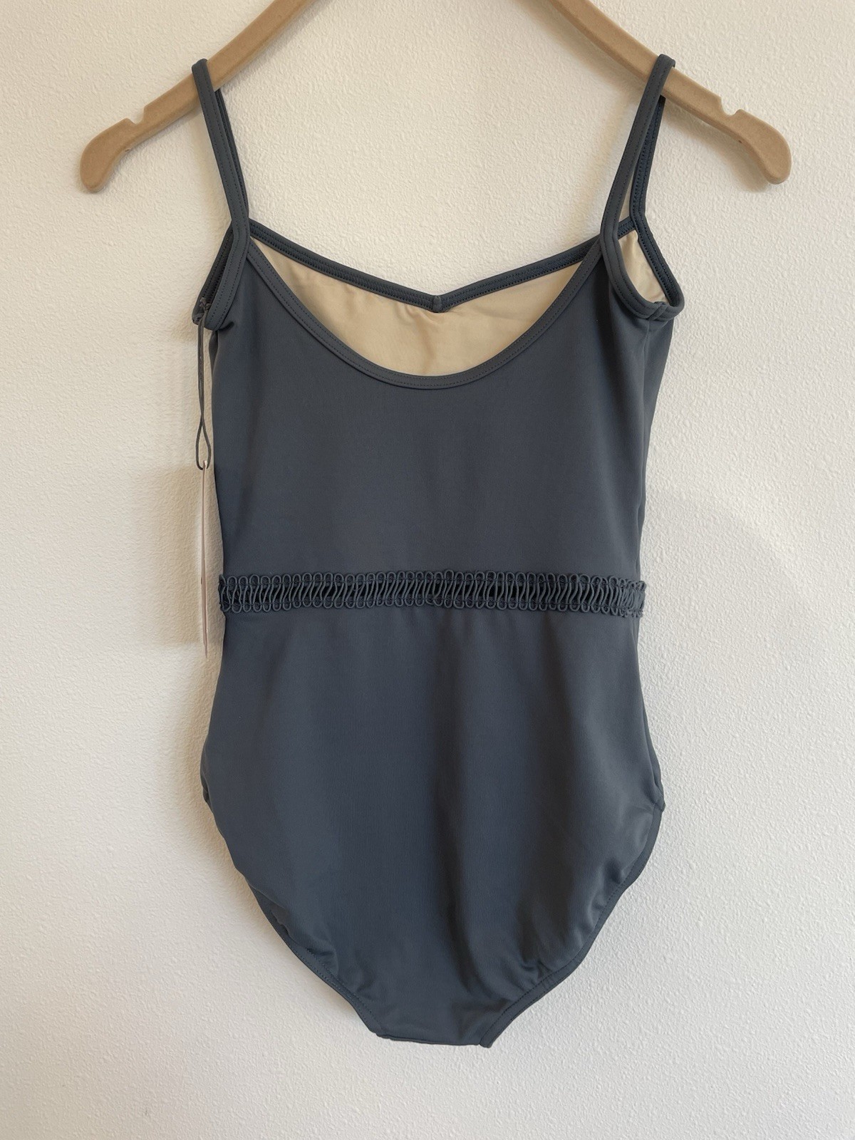 Mirella loop trim waist camisole Adult leotard Grey Petite XS Dance Ballet
